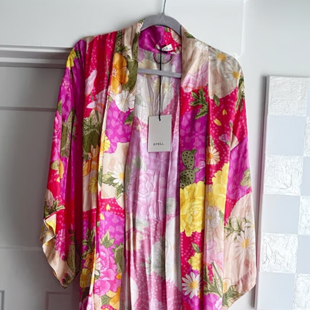 Spell Joshua Tree Robe, Candy, Size S (4-6), NWT